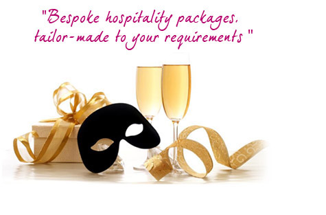 Bespoke hospitality packages, tailor-made to your requirements
